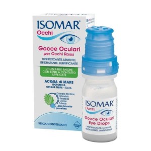 Isomar occhi rossi gocce oculari acido ialuronico 0,20% 10 ml
