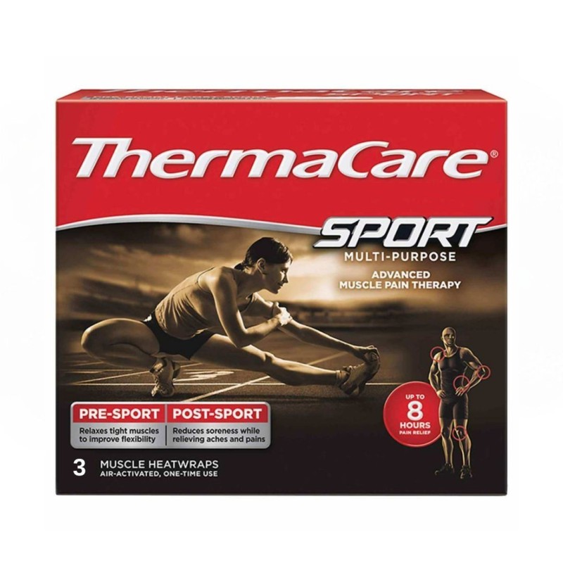 Cerotto thermacare sport 8 ore 3 pezzi