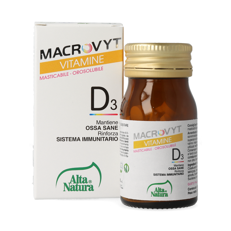 Macrovyt vitamina d3 veg 60 compresse orosolubili
