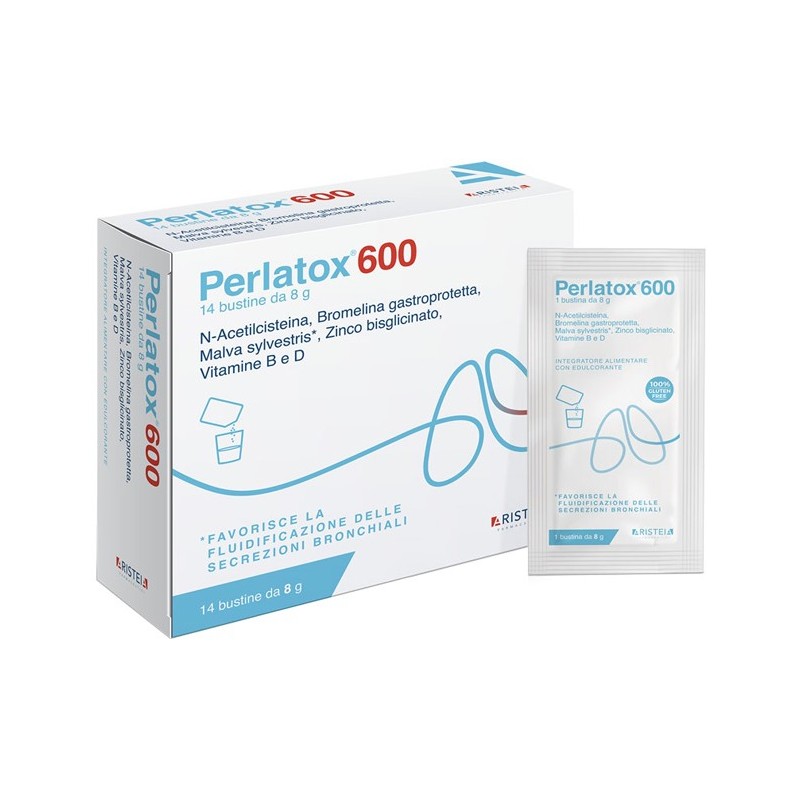 Perlatox 600 14 bustine nuova formulazione