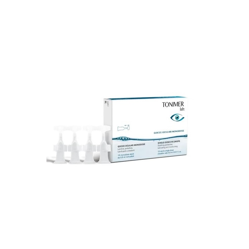 Gocce oculari tonimer lubri vision 15 monodose richiudibilida 0,5 ml