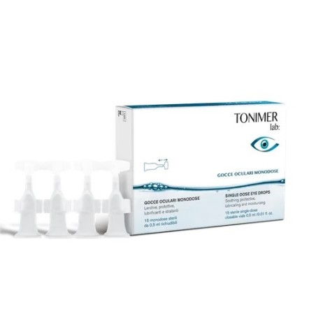 Gocce oculari tonimer lubri vision 15 monodose richiudibilida 0,5 ml