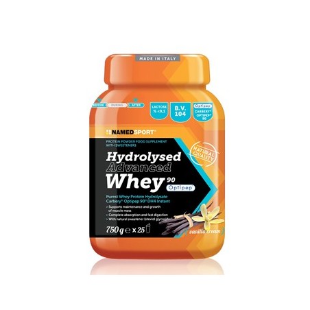 Hydrolysed advanced whey vanilla cream barattolo polvere orale 750 g