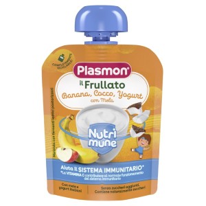 Plasmon nutri-mune banana/cocco/yogurt con mela 85 g