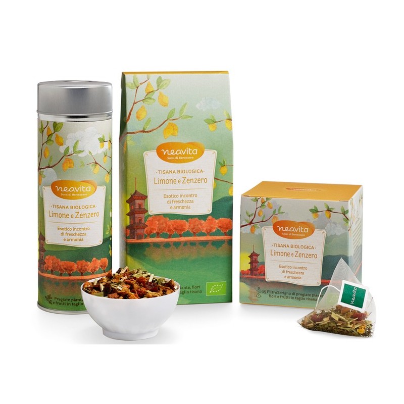 Filtroscrigno limone e zenzero bio 15 filtri x 3 g