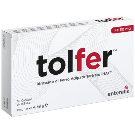 Tolfer ihat idrossido ferro adipato tartrato nano 30 capsule Tolfer ihat idrossido ferro adipato tartrato nano 30 capsule