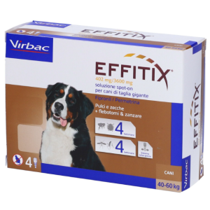 Effitix 402 mg/3600 mg soluzione spot-on per cani di taglia gigante