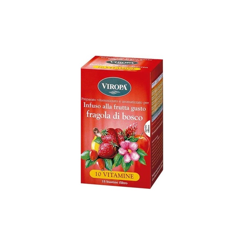 Viropa 10 vit fragola del bosco 15 bustine