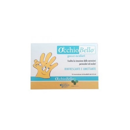Occhiobello gocce oculari 10 flaconcini monodose richiudibili da 0,5 ml