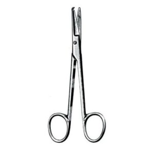 Forbice per punti in acciaio monouso per legature modello littauer