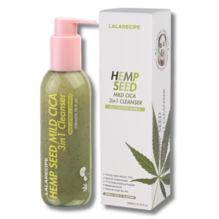 Lalarecipe hemp seed mild cica 3in1 cleanser 200 ml