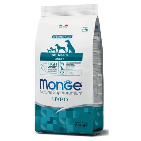 Monge all breeds adult hypoallergenic salmone & tonno 12000g