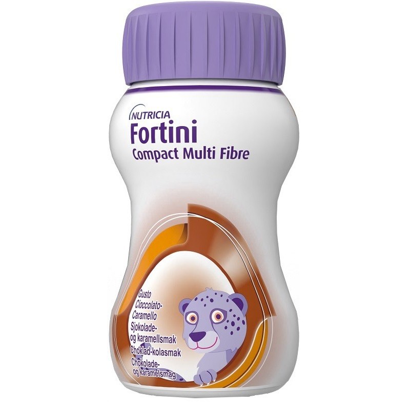 Fortini compact multi fibre cioccolato caramello 4 bottiglieda 125 ml