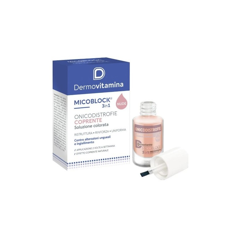 Dermovitamina micoblock 3 n 1 onicodistrofie coprente 8 ml