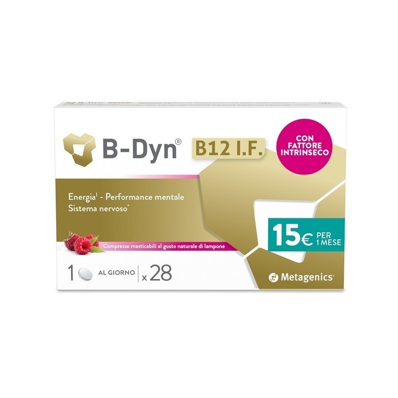 B-dyn b12 if 28 compresse masticabili B-dyn b12 if 28 compresse masticabili