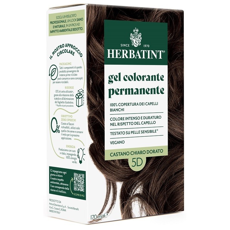 Herbatint 5d castano chiaro dorato 170 ml
