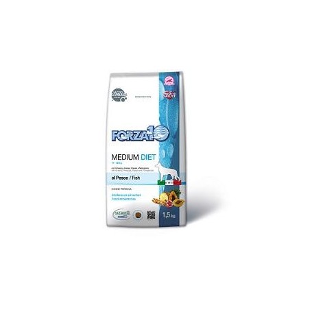 Forza10 medium diet con pesce per cani di media taglia microcapsules 1,5 kg