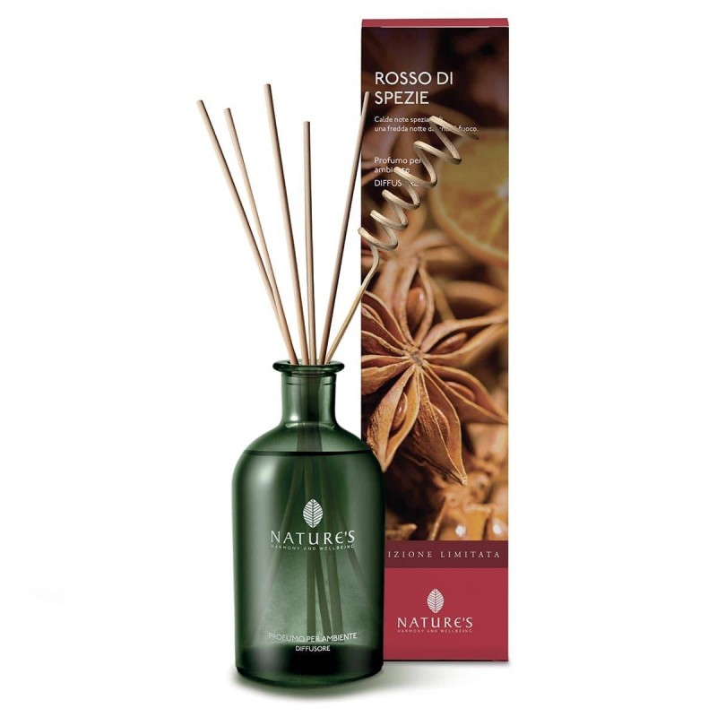 Nature's diffusore rosso di spezie 200 ml edizione limitata