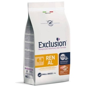 Exclusion monoprotein veterinary diet formula dog renal pork& sorghum and rice small 2 kg dry