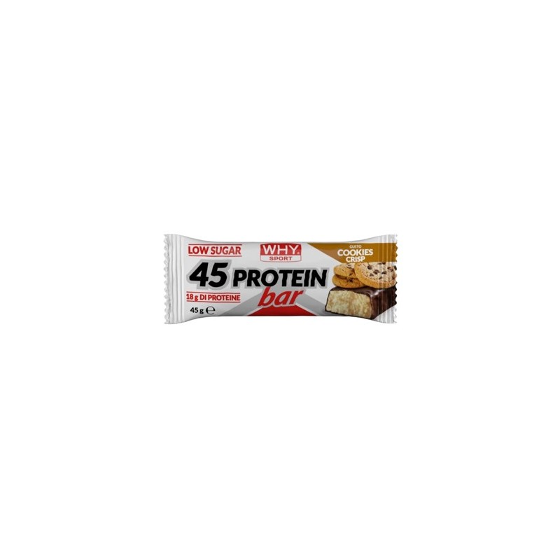 Whysport 45 protein bar cookies crisp 45 g