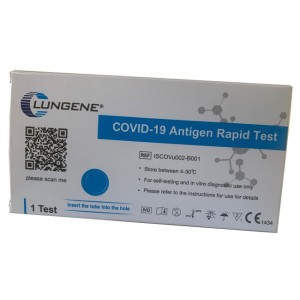 Test antigenico rapido covid-19 clungene autodiagnostico determinazione qualitativa antgeni sars-cov-2 in tamponi nasalimediante