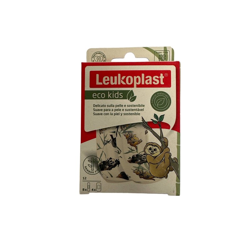 Cerotto leukoplast eco kids 12 pezzi assortiti