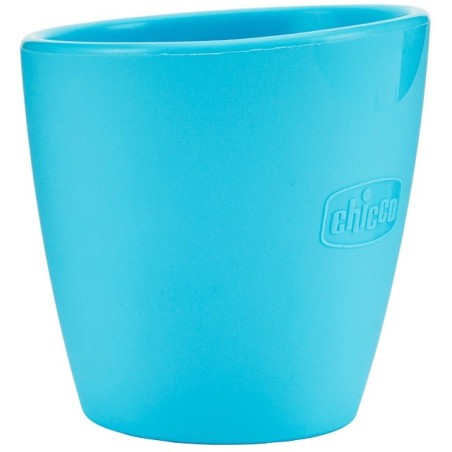 Chicco biberon silicone azzurro 6 mesi+ Chicco biberon silicone azzurro 6 mesi+