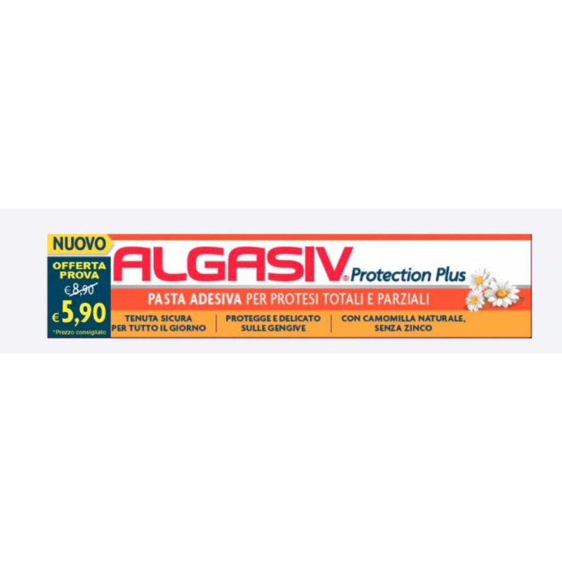 Algasiv pasta adesiva protection plus 40 g