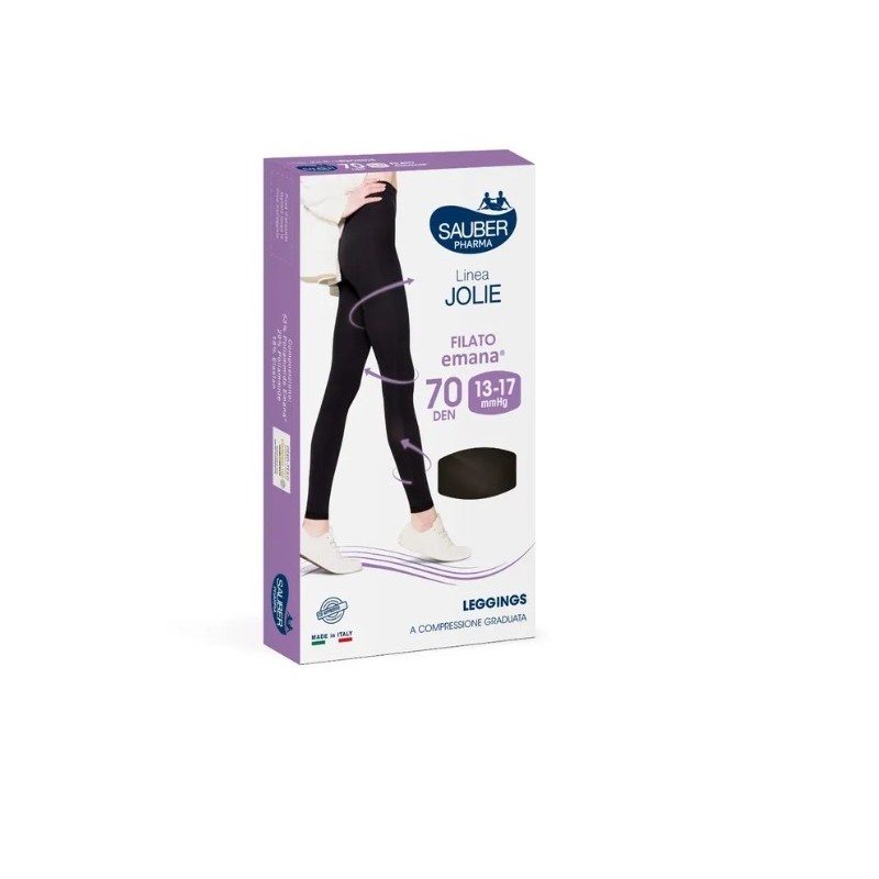 Calza sauber jolie leggings emana 70 nero xl