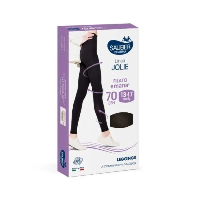 Calza sauber jolie leggings emana 70 nero xl