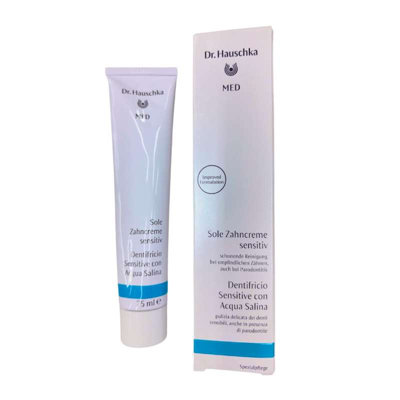 Dr hauschka dentifricio sensitive acqua salina 75 ml