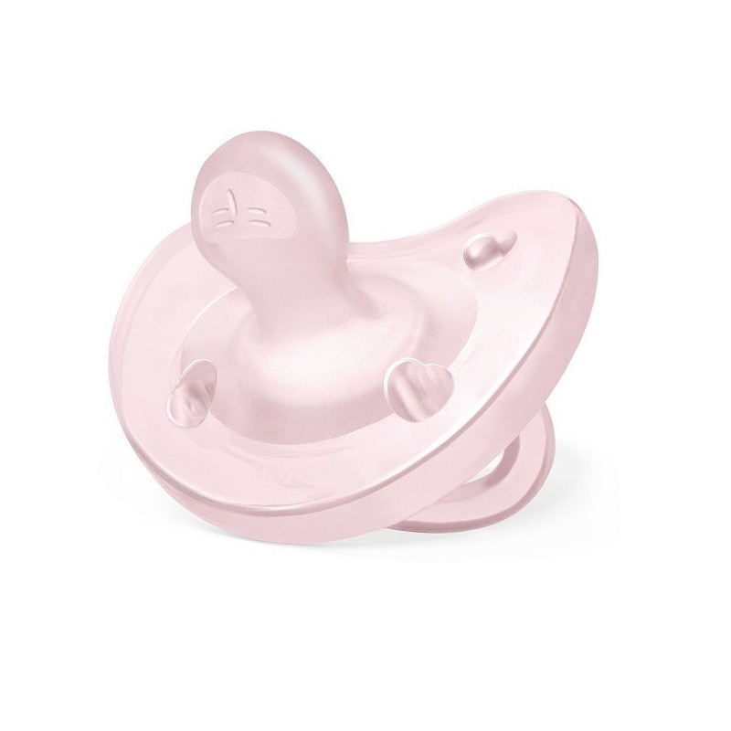 Chicco gommotto silicone rosa 2-6 mesi 1 pezzo
