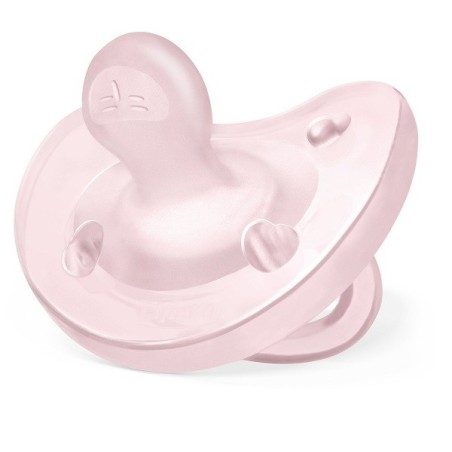 Chicco gommotto silicone rosa 2-6 mesi 1 pezzo