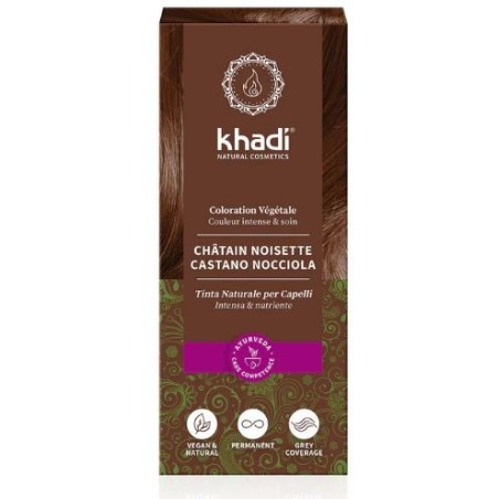 Tinta naturale per capelli castano nocciola 100 g