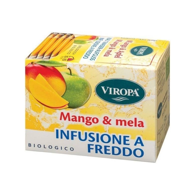 Viropa infuso a freddo mango & mela bio 15 filtri Viropa infuso a freddo mango & mela bio 15 filtri