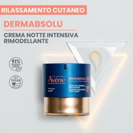 Avene dermabsolu crema notte nuova formula 40 ml