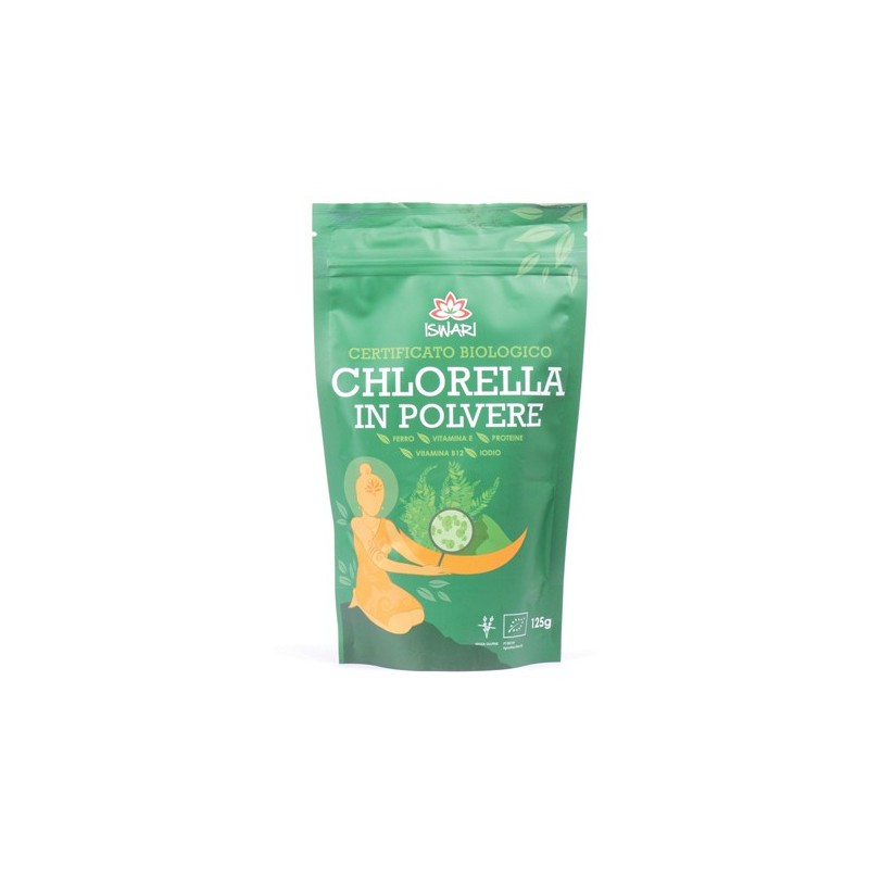 Chlorella polvere bio 125 g iswari Chlorella polvere bio 125 g iswari
