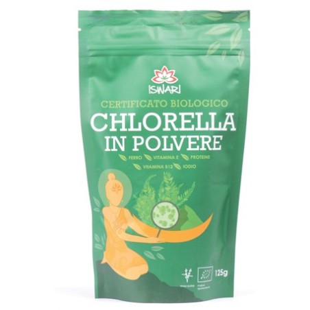 Chlorella polvere bio 125 g iswari Chlorella polvere bio 125 g iswari