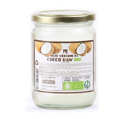 Olio di cocco bio 500 ml