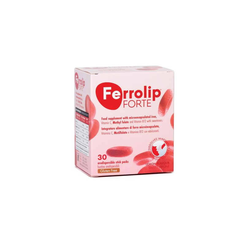 Ferrolip forte 30 stick packs da 1,8 g gusto limone