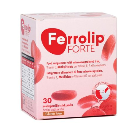 Ferrolip forte 30 stick packs da 1,8 g gusto limone