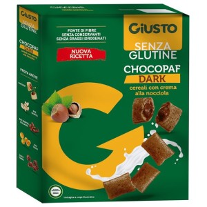Giusto senza glutine chocopaf dark 250 g