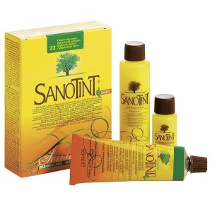 Sanotint light tintura per capelli numero 72 castano chiarocenere tubo in astuccio di cartone 125 ml
