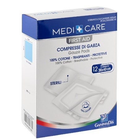 Garza cotone 36x40 cm 12 pezzi