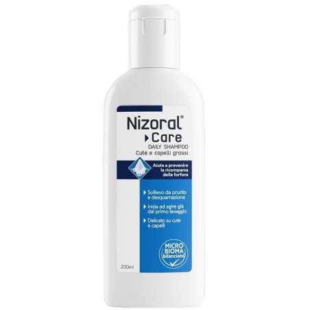 Nizoral care daily shampoo cute & capelli grassi 200 ml