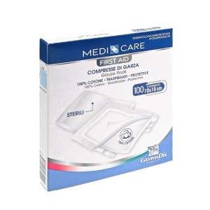 Garza cotone 10x10 cm 100 pezzi