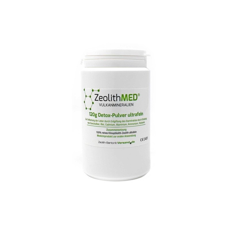 Zeolithmed minerali vulcanici detox polvere ultrafine 120 g Zeolithmed minerali vulcanici detox polvere ultrafine 120 g