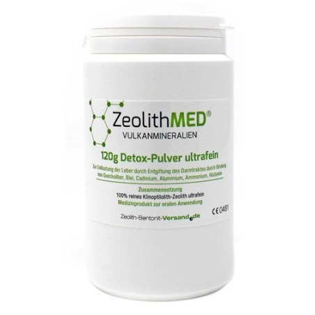 Zeolithmed minerali vulcanici detox polvere ultrafine 120 g Zeolithmed minerali vulcanici detox polvere ultrafine 120 g
