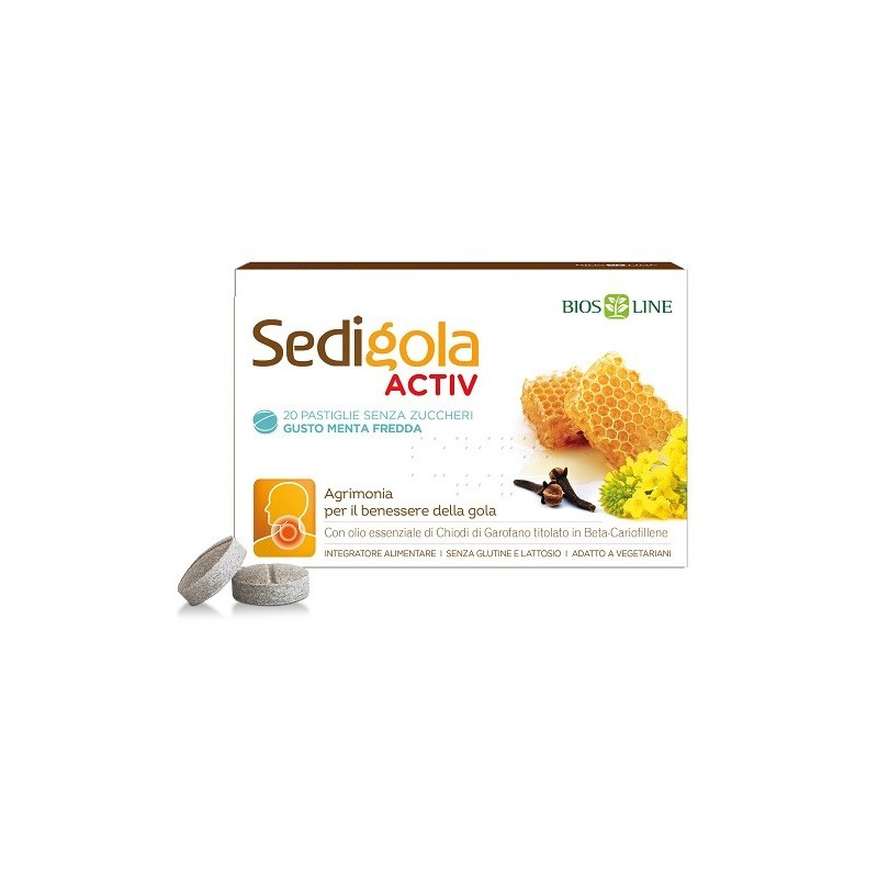 Sedigola activ apix menta fredda 20 pastiglie