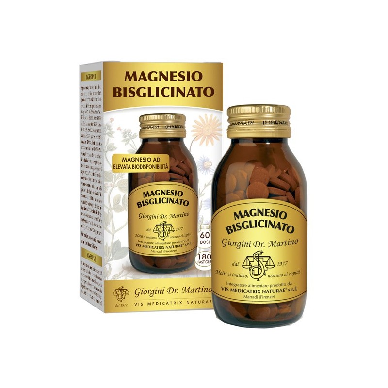 Magnesio bisglicinato 180 pastiglie Magnesio bisglicinato 180 pastiglie